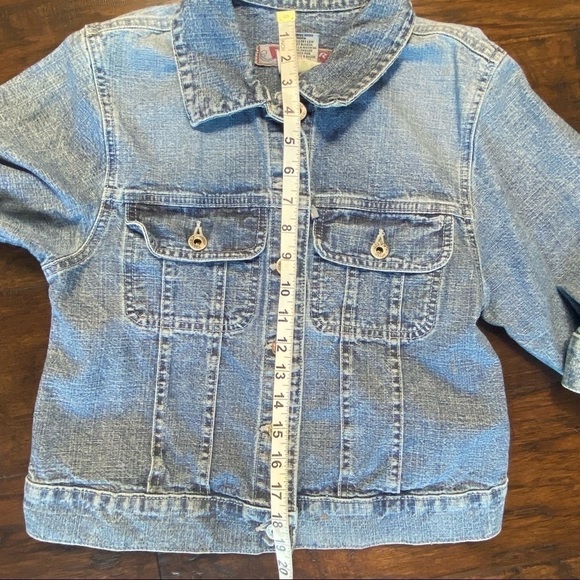 SILVER JEANS Jacket, Light Wash, Slightly Cropped - Picture 6 of 8